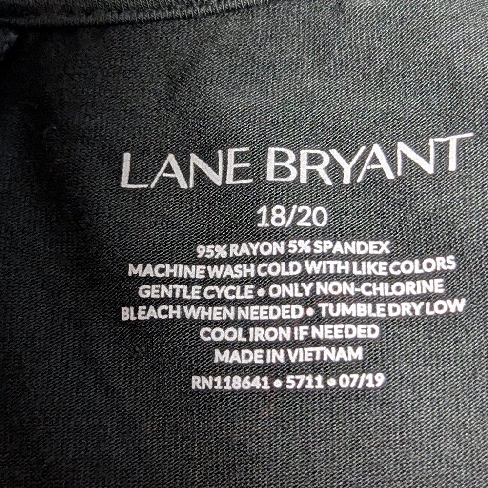 Lane Bryant Hunter Green Swing Top 18/20 - Picture 4 of 4